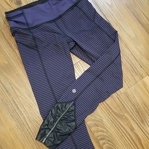 EUC Lululemon striped tights